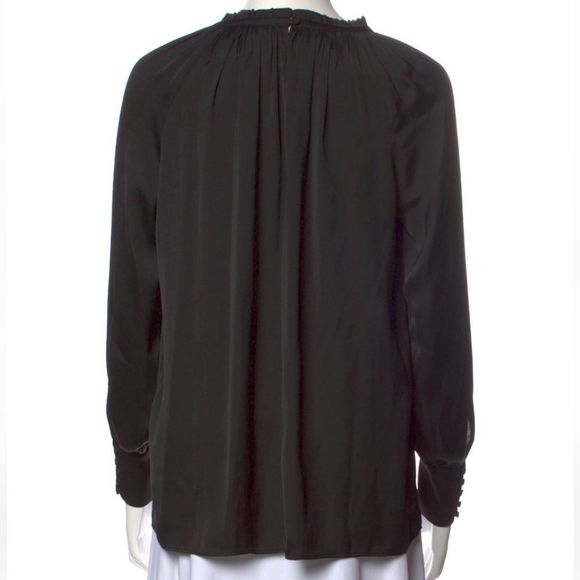 HATCH Silky Gathered Neck Maternity Top - Picture 2 of 9